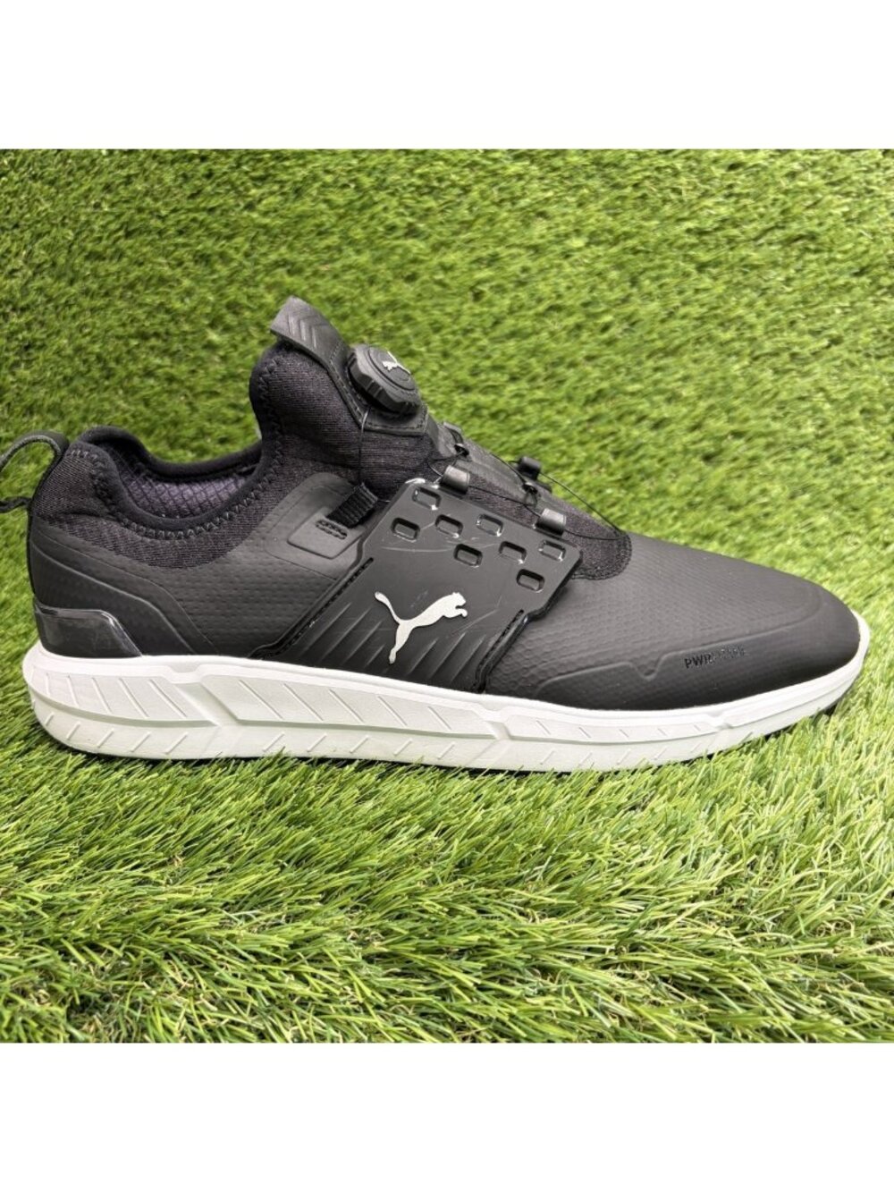 Puma Ignite Articulate Disc Mens Size 13 Black White Running Spiked Golf Shoes